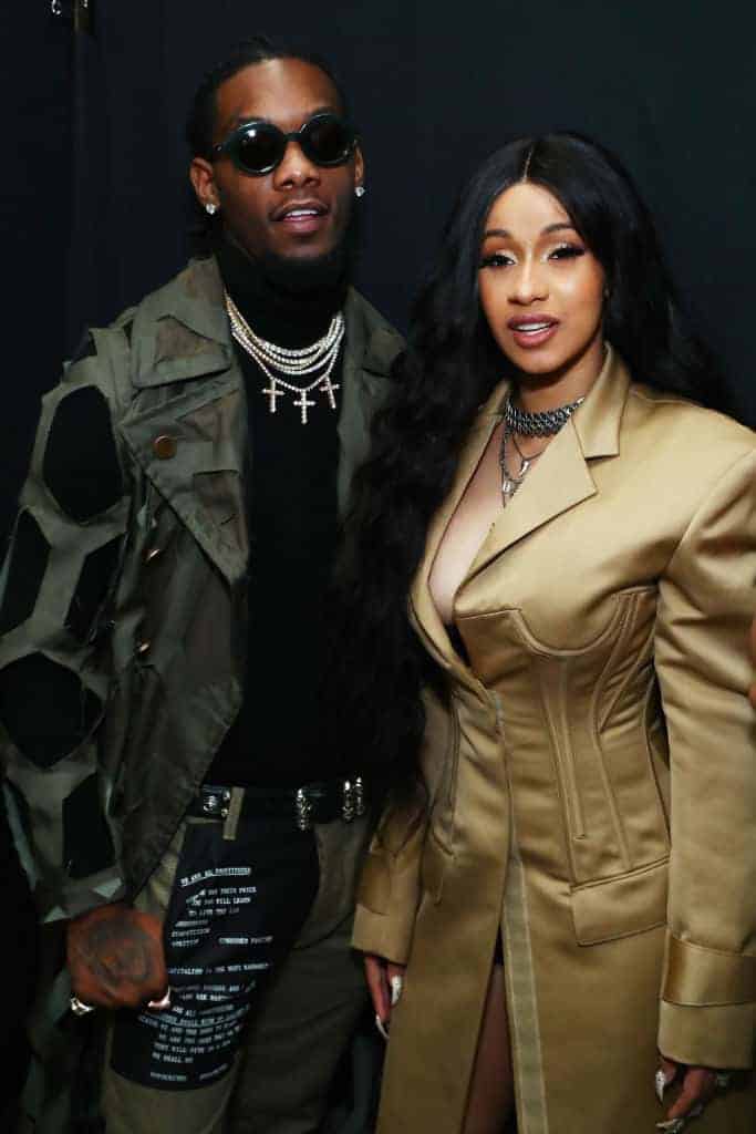 Offset x Cardi B Backstage at Prabal Gurung  February 2018 - New York Fashion Week: The Shows