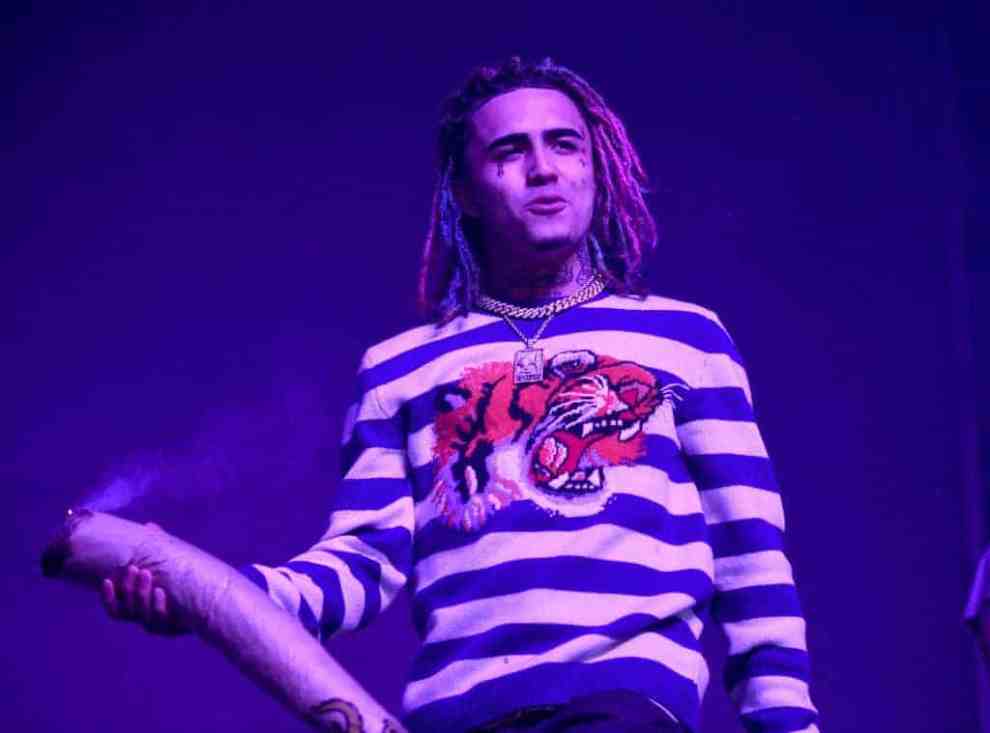 lil pump performs during day two of the Rolling Loud Festival at NOS Events Center on December 17