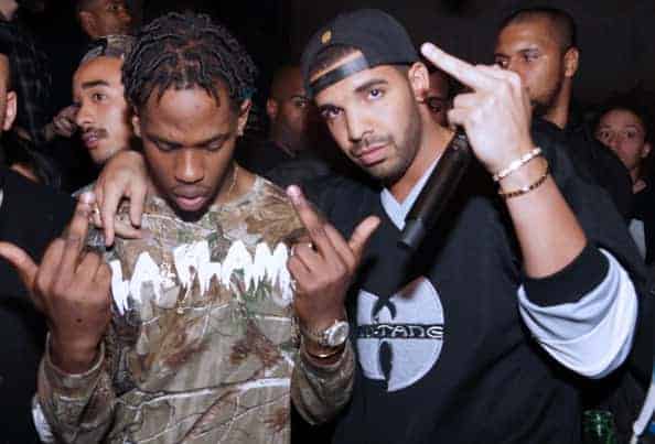 Travis Scott and Drake