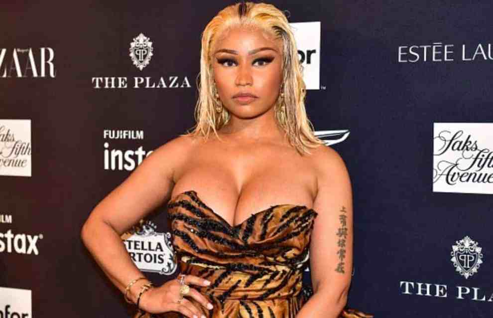 Nicki Minaj on the red carpet