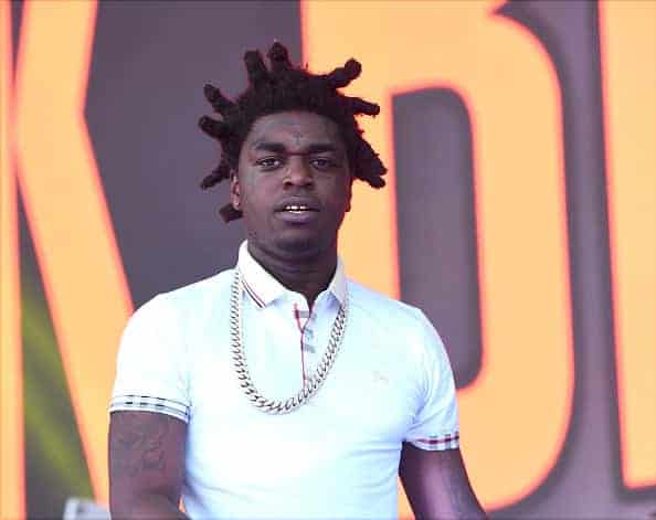 Kodak black performs at the  Rolling Loud Festival