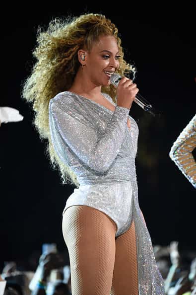 Beyonce performing