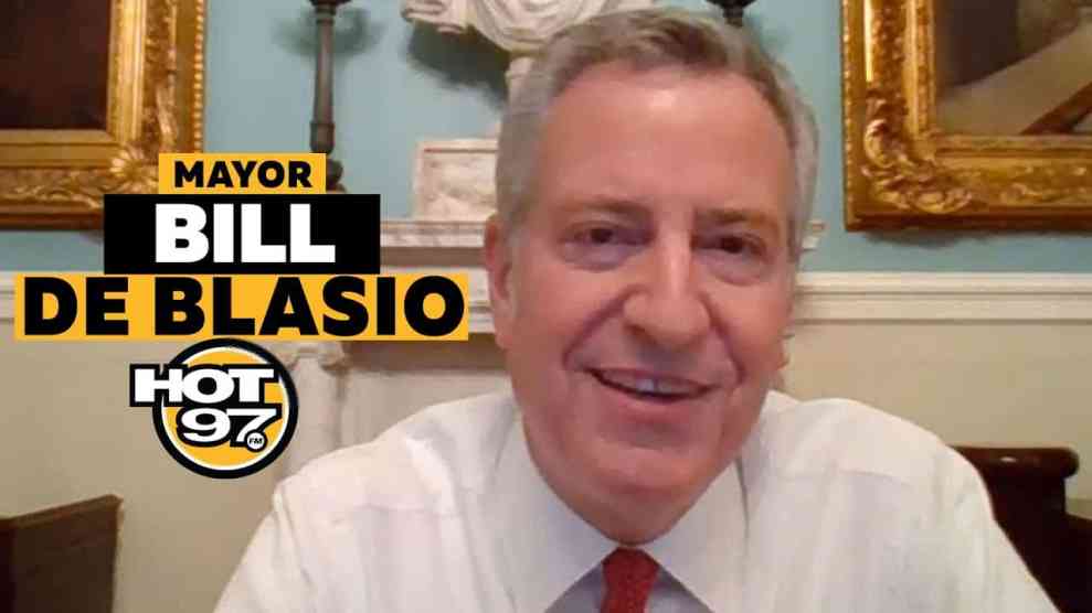 Mayor Bill DeBlasio On Ebro in the Morning