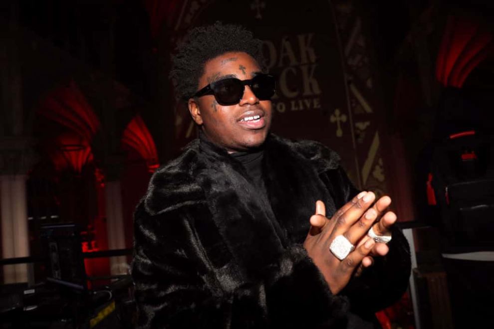 Kodak Black wearing all black