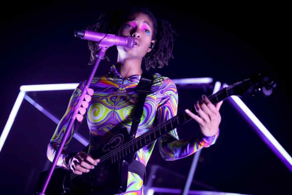 Ice-T sings for Body Count.|Willow Smith playing the guitar.