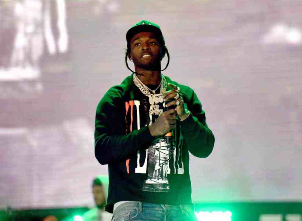 Pop Smoke on stage
