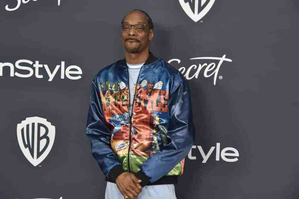 Snoop Dogg looking at the camera