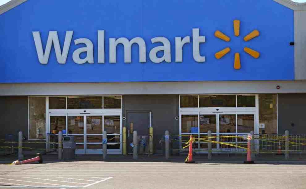 Walmart's store front