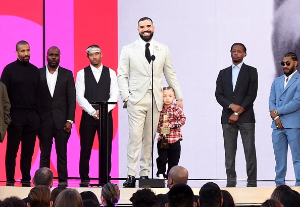 (3rd from L) Future the Prince