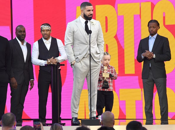 (2nd from L) Future the Prince