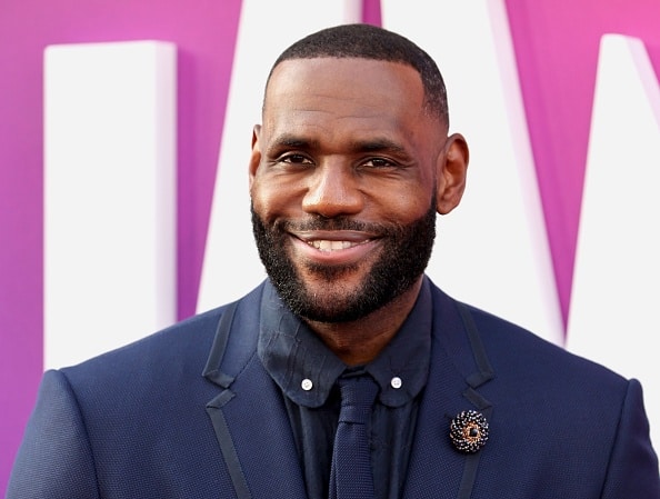 LeBron James attends the premiere of Warner Bros "Space Jam: A New Legacy" at Regal LA Live on July 12