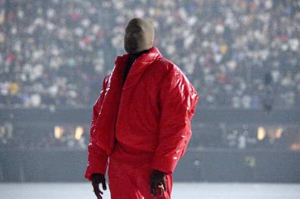 Kanye West is seen at ‘DONDA by Kanye West’ listening event at Mercedes-Benz Stadium on July 22