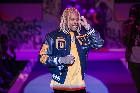 Lil Durk performs on the runway for PrettyLittleThing: Teyana Taylor Collection II New York Fashion Week on September 09