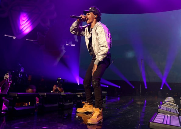 A Boogie performs onstage during Expensive Pain: Meek Mill & Friends Perform Album at Madison Square Garden on October 23