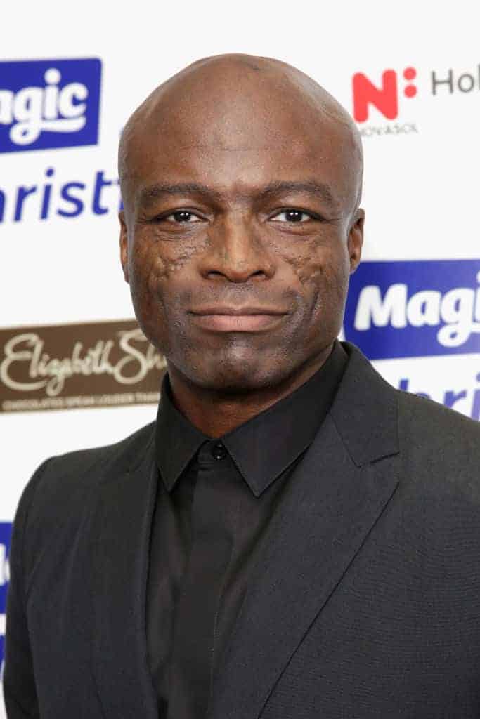 Seal backstage at Magic FM's Magic of Christmas concert