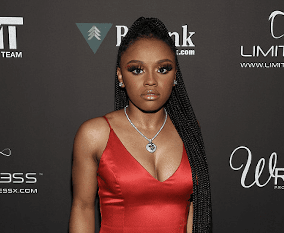 Yaya attends Floyd Mayweather's 43rd Birthday Celebration at Sunset Eden on February 21