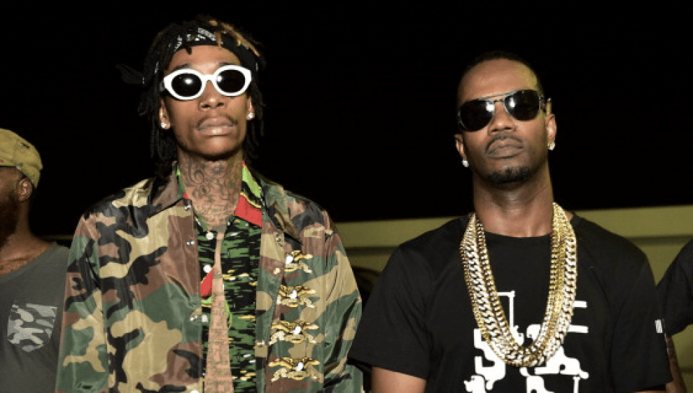 Wiz Khalifa and Juicy J attend a party at Compound on June 14