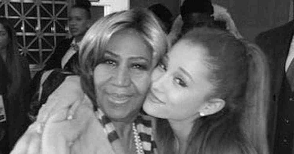 Ariana Grande and Aretha Franklin