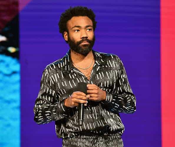 Donald Glover at an award show.