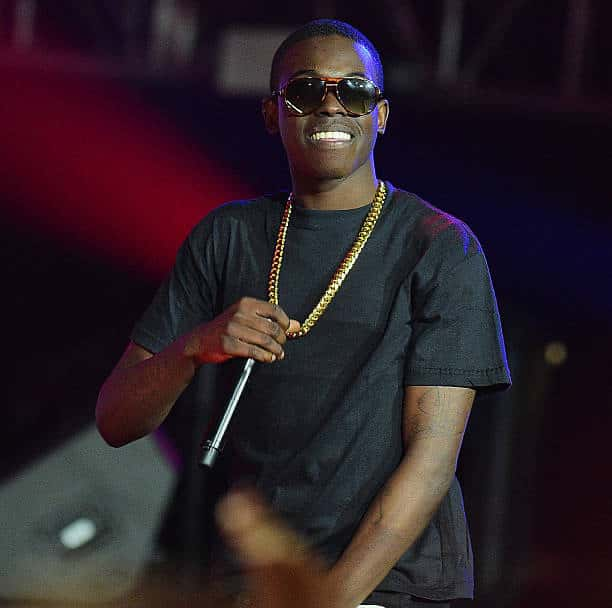 Bobby Shmurda wearing black