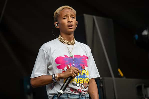 Jaden Smith performing.