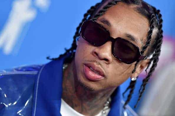Tyga on red carpet