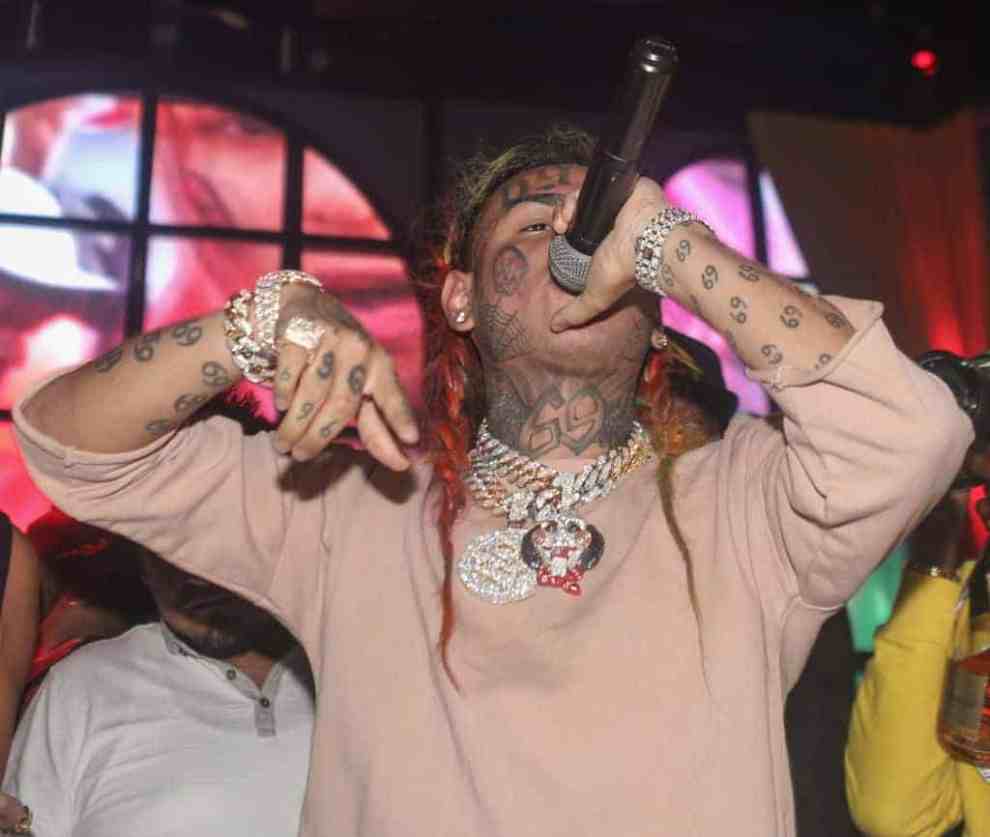 Brooklyn rapper Tekashi 69 performing at his concert.