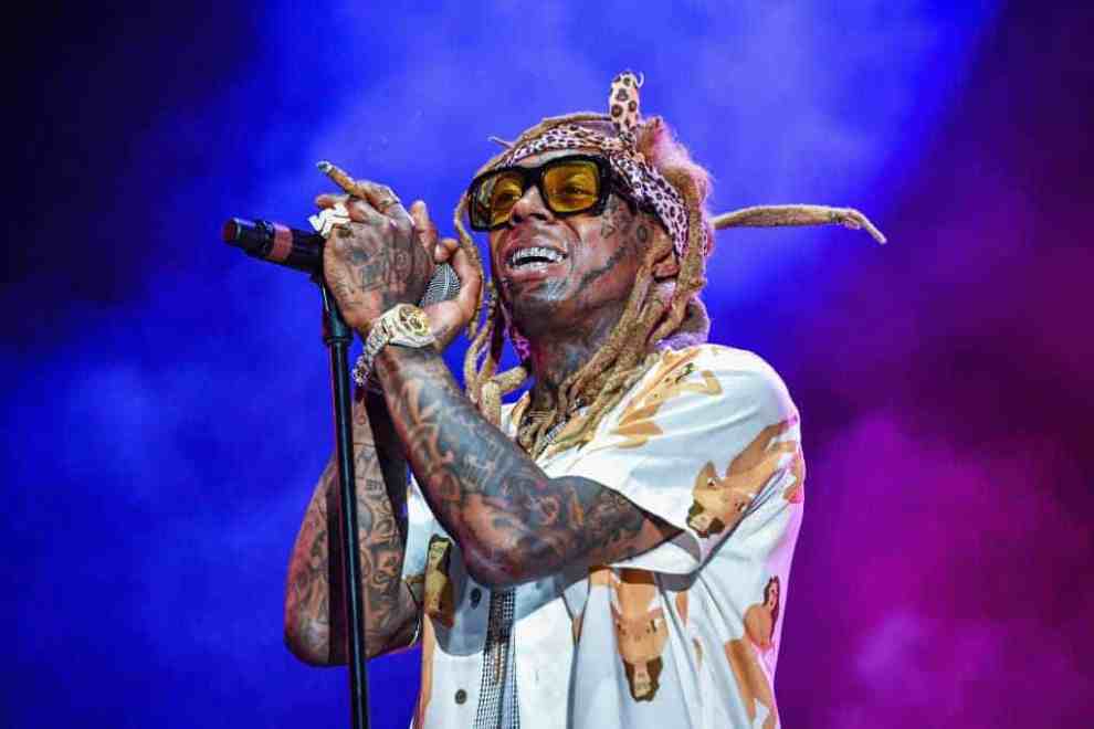 lil wayne on stage