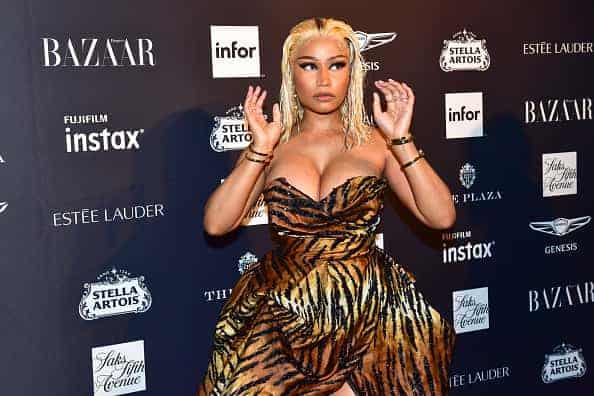 Nicki Minaj attends The Worldwide Editors Of Harper's Bazaar Celebrate ICONS by Carine Roitfeld presented by Infor