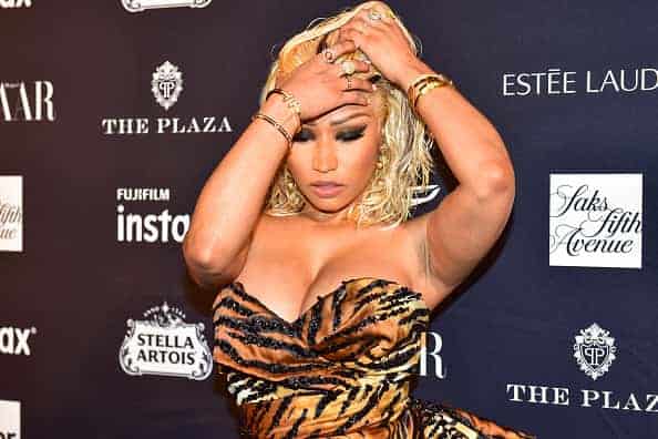 Nicki Minaj attends The Worldwide Editors Of Harper's Bazaar Celebrate ICONS by Carine Roitfeld presented by Infor