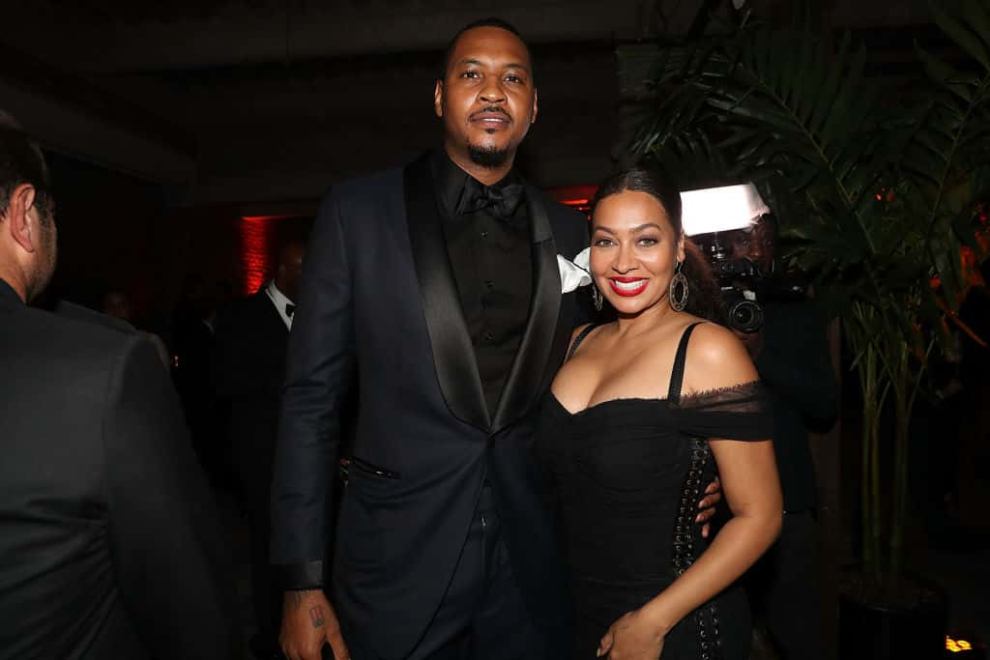  Carmelo Anthony and Lala Anthony attends Swizz Beatz Birthday Celebration on September 12