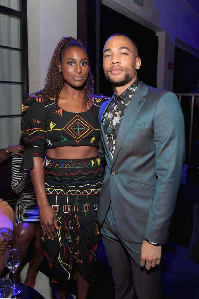Issa Rae and Kendrick Sampson