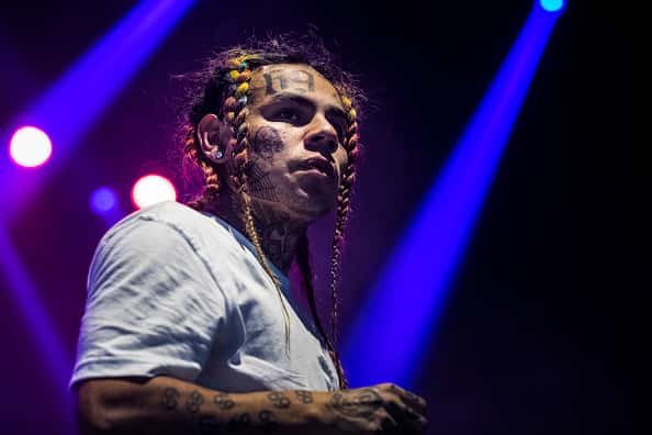 6ix9ine performing on stage