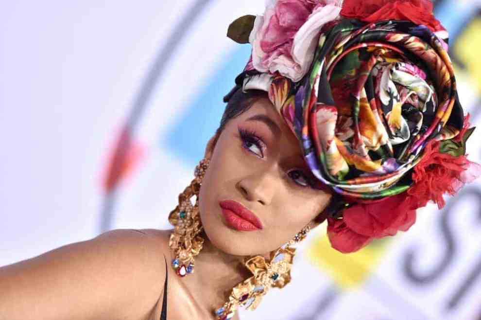 Cardi B attends the 2018 American Music Awards at Microsoft Theater on October 9