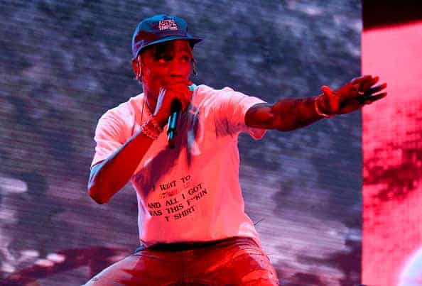 Travis Scott performing