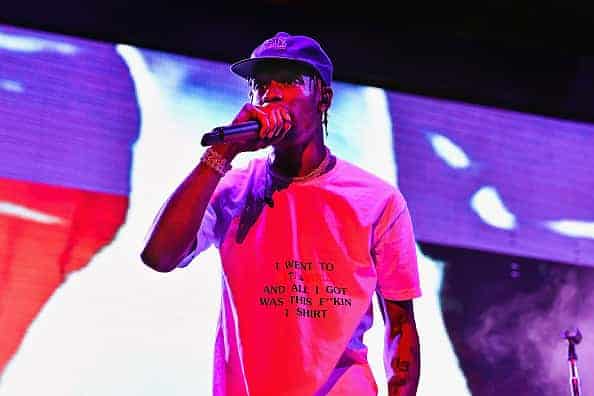 Travis Scott performing