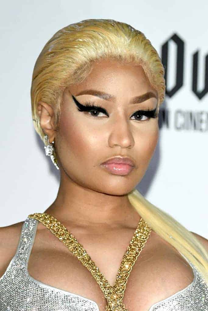 Nicki Minaj looking at the camera