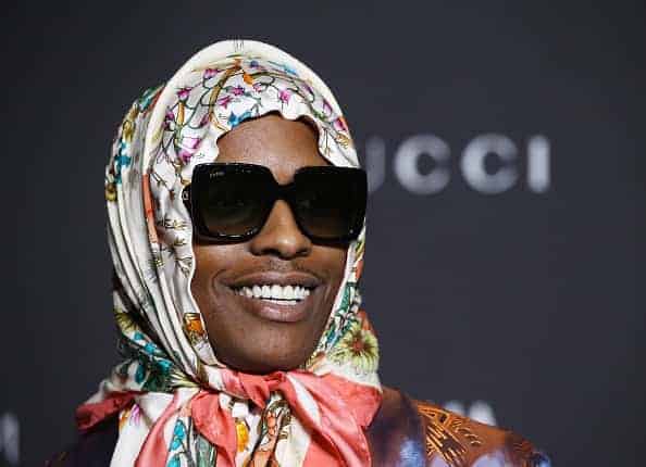 ASAP Rocky attending Gucci event