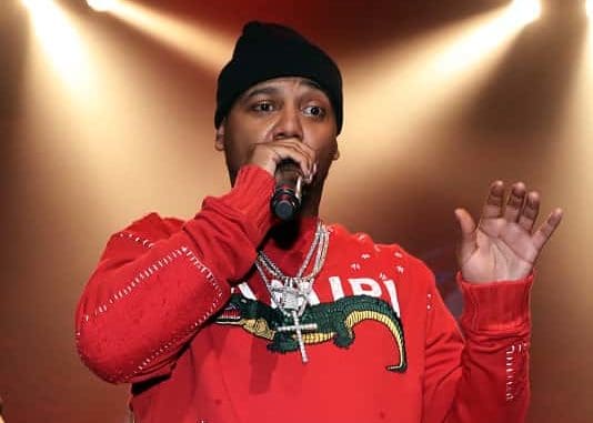 Juelz Santana performs at The Apollo Theater on November 23