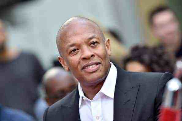 Dr. Dre attends the Hand and Footprint Ceremony honoring Quincy Jones at TCL Chinese Theatre IMAX on November 27