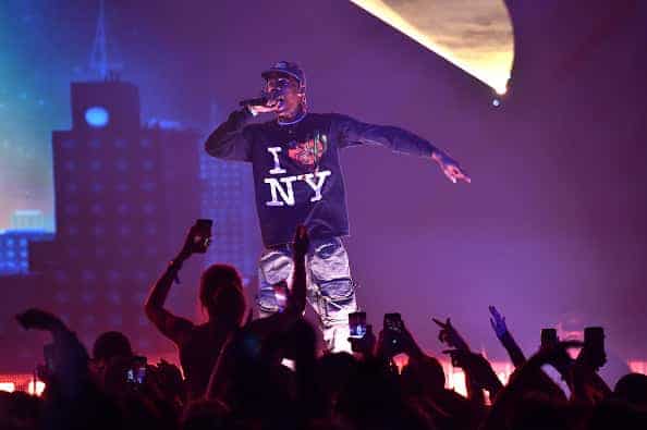 Travis Scott on tour.