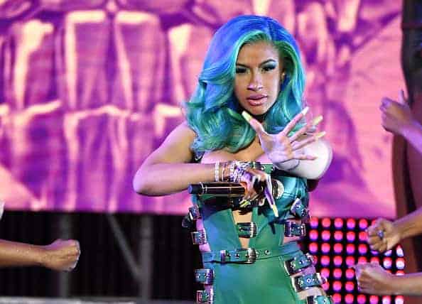 Cardi B on stage
