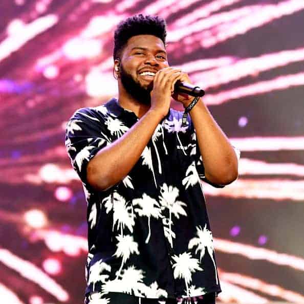 Khalid performs on Coachella Stage during the 2019 Coachella Valley Music And Arts Festival on April 14