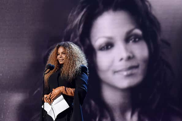 Janet Jackson speaks onstage during the 2019 Rock & Roll Hall Of Fame Induction Ceremony