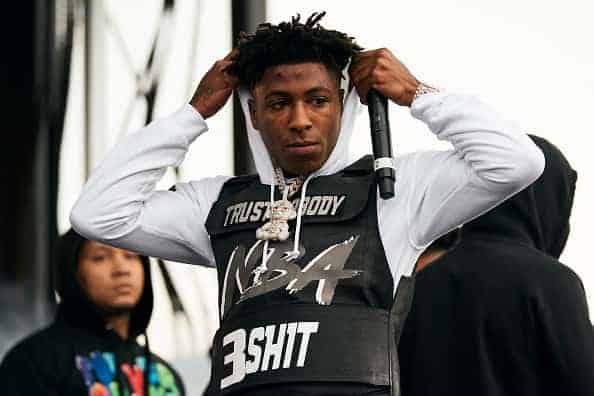 DALLAS, TX - MAY 03: YoungBoy Never Broke Again performs during JMBLYA at Fair Park on May 3, 2019 in Dallas, Texas.