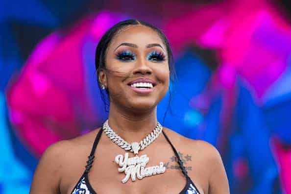 MAY 03: Rapper Yung Miami of City Girls performs onstage during JMBLYA at Fair Park on May 03