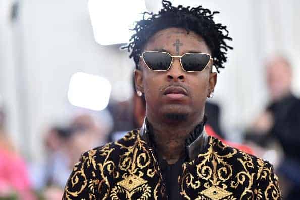 MAY 06: 21 Savage attends The 2019 Met Gala Celebrating Camp: Notes on Fashion at Metropolitan Museum of Art on May 06