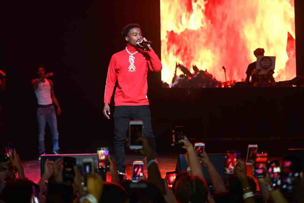 Roddy Rich performing at a concert