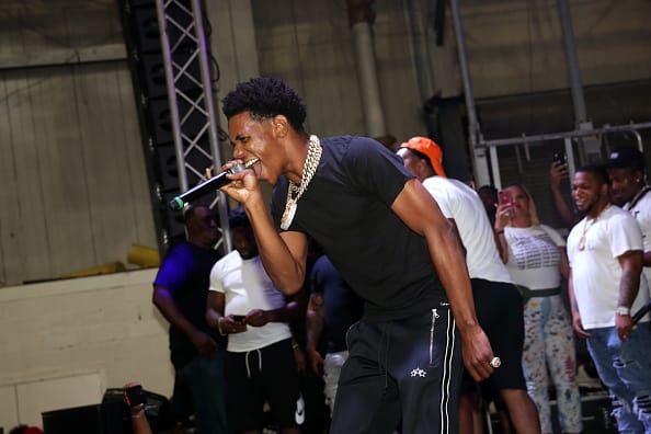 A Boogie wit da Hoodie performs at Flex Fest 2019 at New York Expo Center on August 17