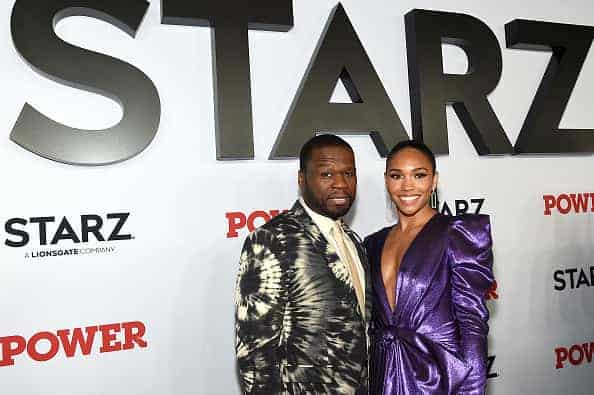 50 Cent and Jamira at STARZ Madison Square Garden "Power" Season 6 Red Carpet Premiere